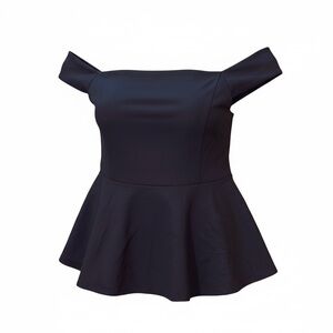 Torrid NWT black off the shoulder top, size 3